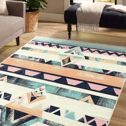Pastel Tribal Aztec Seamless Textile Area Rug Pattern LUX62