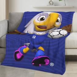 Personalized 2026 World Cup Fleece Blanket Soft Plush Soccer Fan Gift WC2618