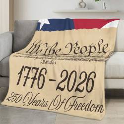 Personalized 4th of July Fleece Blanket Soft Plush American Eagle Patriotic Family Gift 4O7FB27