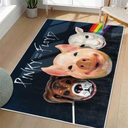 Pink Floyd Area Rug Non-slip Rock Music Carpet Gift Idea For Fans PFO106