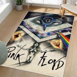 Pink Floyd Area Rug Non-slip Rock Music Carpet Gift Idea For Fans PFO107