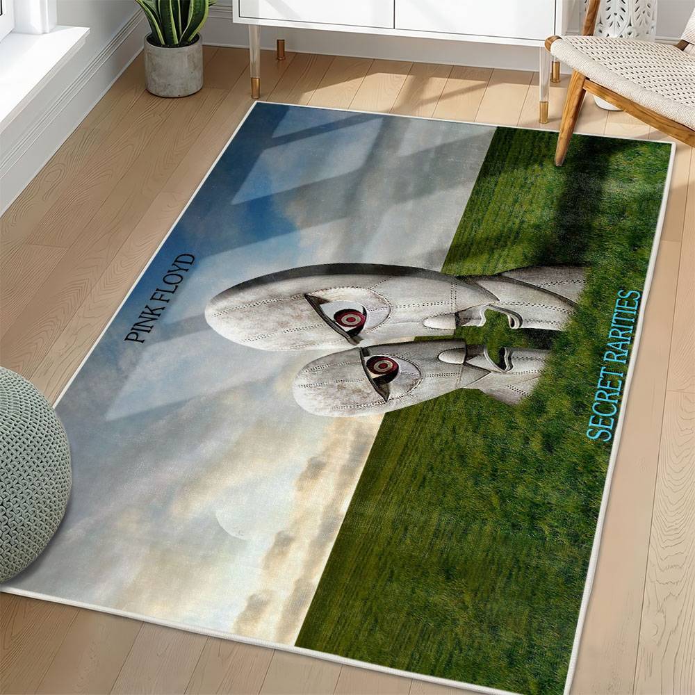 Pink Floyd Area Rug Non-slip Rock Music Carpet Gift Idea For Fans PFO108