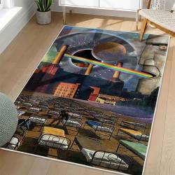 Pink Floyd Area Rug Non-slip Rock Music Carpet Gift Idea For Fans PFO132