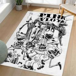 Pink Floyd Area Rug Non-slip Rock Music Carpet Gift Idea For Fans PFO143