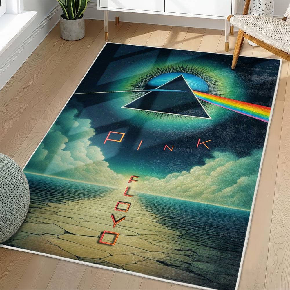 Pink Floyd Area Rug Non-slip Rock Music Carpet Gift Idea For Fans PFO65