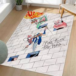Pink Floyd Area Rug Non-slip Rock Music Carpet Gift Idea For Fans PFO69
