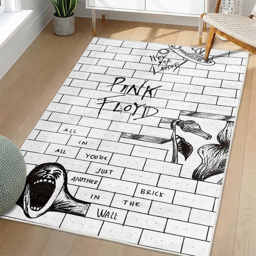 Pink Floyd Area Rug Non-slip Rock Music Carpet Gift Idea For Fans PFO81