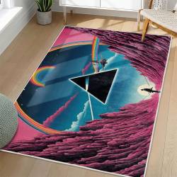 Pink Floyd Area Rug Non-slip Rock Music Carpet Gift Idea For Fans PFO85