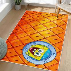 SpongeBob SquarePants Area Rug Non-Slip Cartoon Carpet Home Decor Gift Idea For Fans SSP106