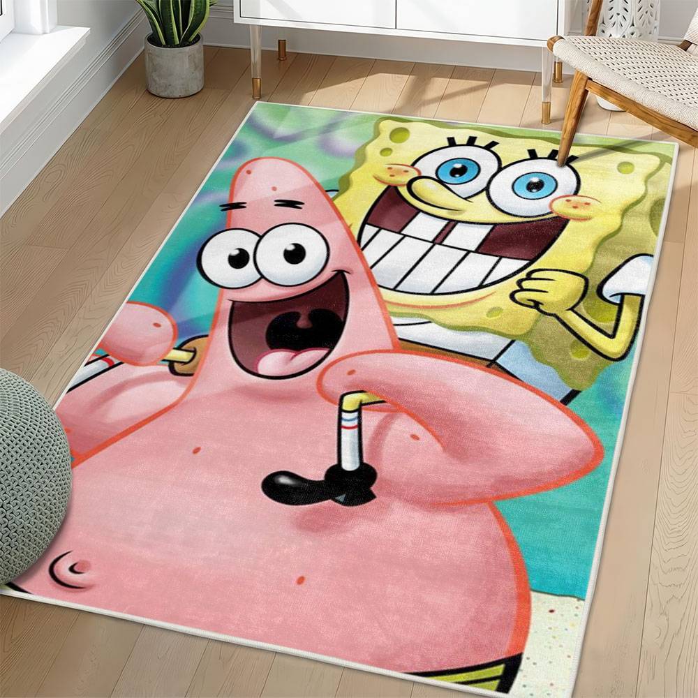 SpongeBob SquarePants Area Rug Non-Slip Cartoon Carpet Home Decor Gift Idea For Fans SSP115