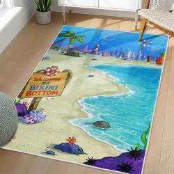 SpongeBob SquarePants Area Rug Non-Slip Cartoon Carpet Home Decor Gift Idea For Fans SSP116