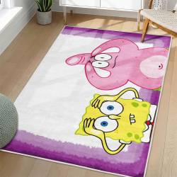 SpongeBob SquarePants Area Rug Non-Slip Cartoon Carpet Home Decor Gift Idea For Fans SSP117