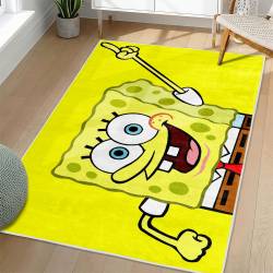 SpongeBob SquarePants Area Rug Non-Slip Cartoon Carpet Home Decor Gift Idea For Fans SSP120