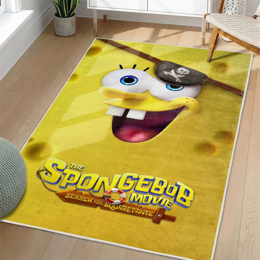 SpongeBob SquarePants Area Rug Non-Slip Cartoon Carpet Home Decor Gift Idea For Fans SSP122