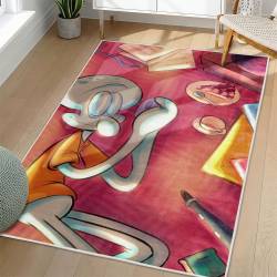 SpongeBob SquarePants Area Rug Non-Slip Cartoon Carpet Home Decor Gift Idea For Fans SSP123