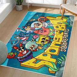 SpongeBob SquarePants Area Rug Non-Slip Cartoon Carpet Home Decor Gift Idea For Fans SSP126