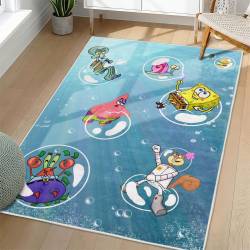 SpongeBob SquarePants Area Rug Non-Slip Cartoon Carpet Home Decor Gift Idea For Fans SSP139