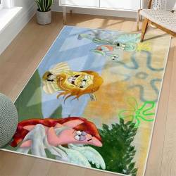 SpongeBob SquarePants Area Rug Non-Slip Cartoon Carpet Home Decor Gift Idea For Fans SSP140