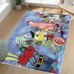 SpongeBob SquarePants Area Rug Non-Slip Cartoon Carpet Home Decor Gift Idea For Fans SSP141