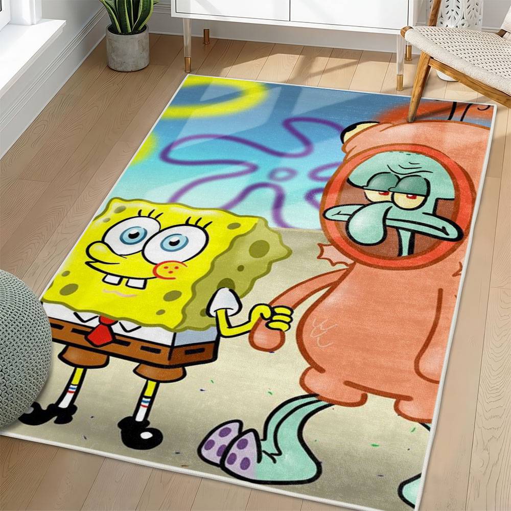 SpongeBob SquarePants Area Rug Non-Slip Cartoon Carpet Home Decor Gift Idea For Fans SSP152