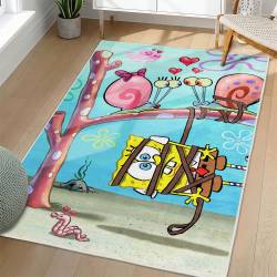 SpongeBob SquarePants Area Rug Non-Slip Cartoon Carpet Home Decor Gift Idea For Fans SSP155