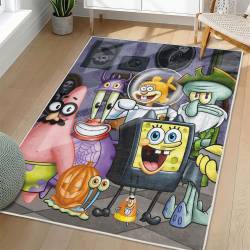 SpongeBob SquarePants Area Rug Non-Slip Cartoon Carpet Home Decor Gift Idea For Fans SSP168