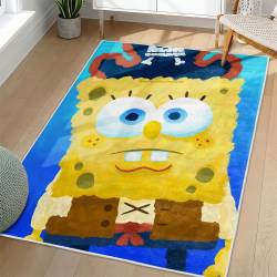 SpongeBob SquarePants Area Rug Non-Slip Cartoon Carpet Home Decor Gift Idea For Fans SSP169