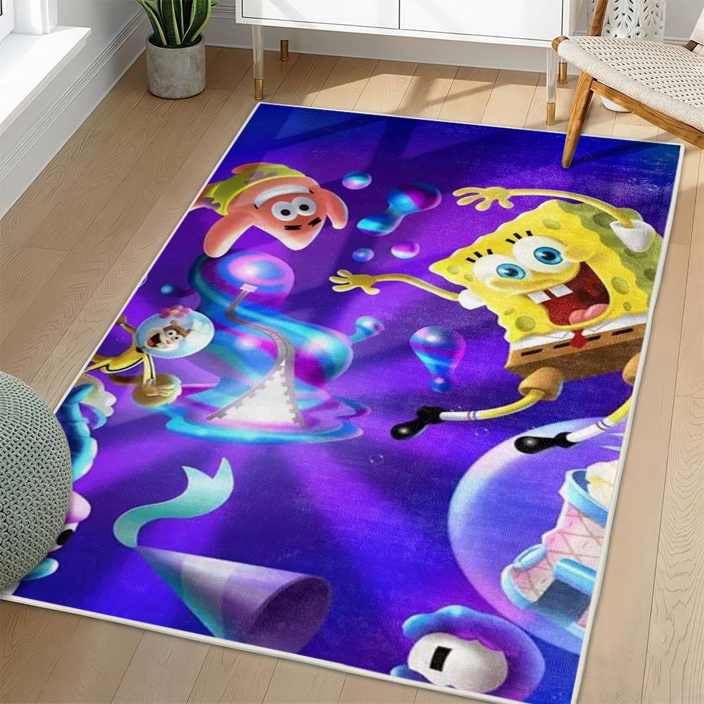 SpongeBob SquarePants Area Rug Non-Slip Cartoon Carpet Home Decor Gift Idea For Fans SSP172