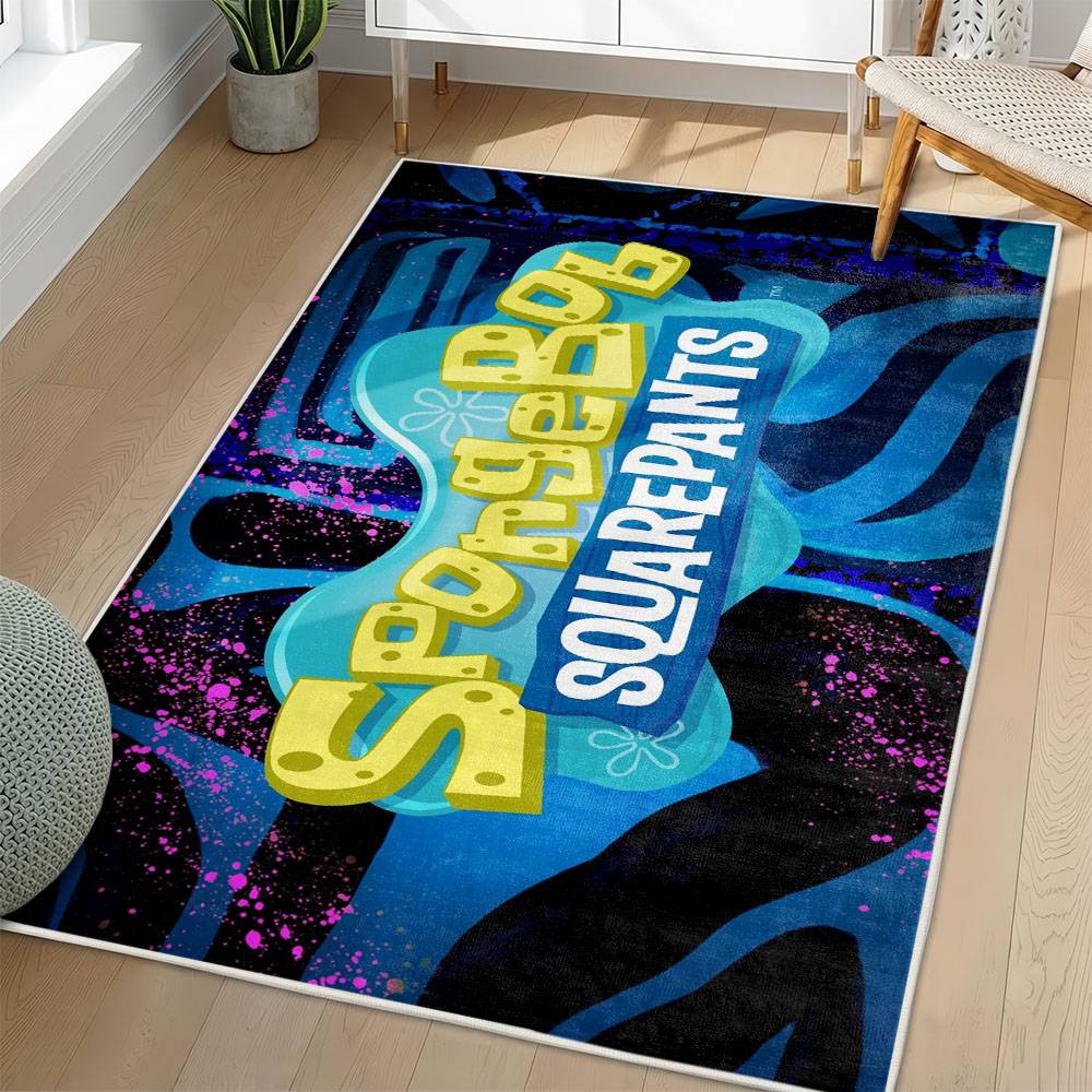 SpongeBob SquarePants Area Rug Non-Slip Cartoon Carpet Home Decor Gift Idea For Fans SSP174
