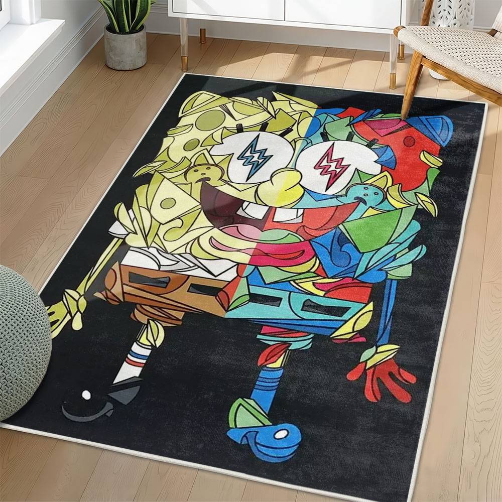 SpongeBob SquarePants Area Rug Non-Slip Cartoon Carpet Home Decor Gift Idea For Fans SSP177