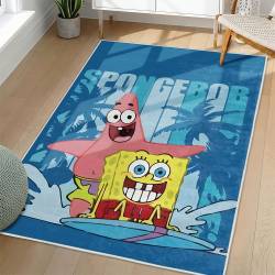 SpongeBob SquarePants Area Rug Non-Slip Cartoon Carpet Home Decor Gift Idea For Fans SSP180