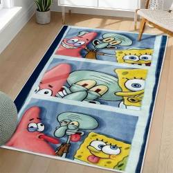 SpongeBob SquarePants Area Rug Non-Slip Cartoon Carpet Home Decor Gift Idea For Fans SSP181