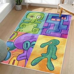 SpongeBob SquarePants Area Rug Non-Slip Cartoon Carpet Home Decor Gift Idea For Fans SSP49