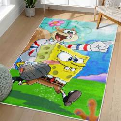 SpongeBob SquarePants Area Rug Non-Slip Cartoon Carpet Home Decor Gift Idea For Fans SSP56