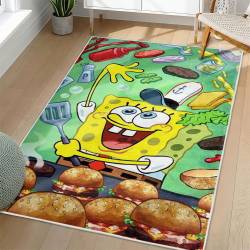 SpongeBob SquarePants Area Rug Non-Slip Cartoon Carpet Home Decor Gift Idea For Fans SSP58