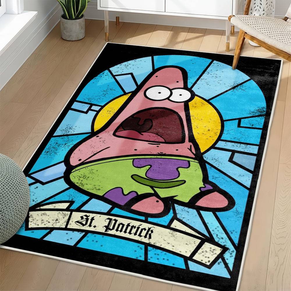SpongeBob SquarePants Area Rug Non-Slip Cartoon Carpet Home Decor Gift Idea For Fans SSP63