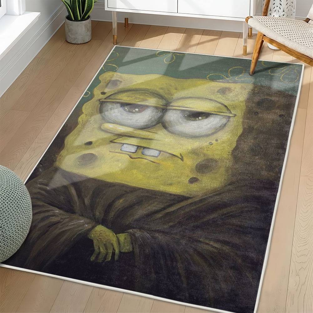 SpongeBob SquarePants Area Rug Non-Slip Cartoon Carpet Home Decor Gift Idea For Fans SSP70