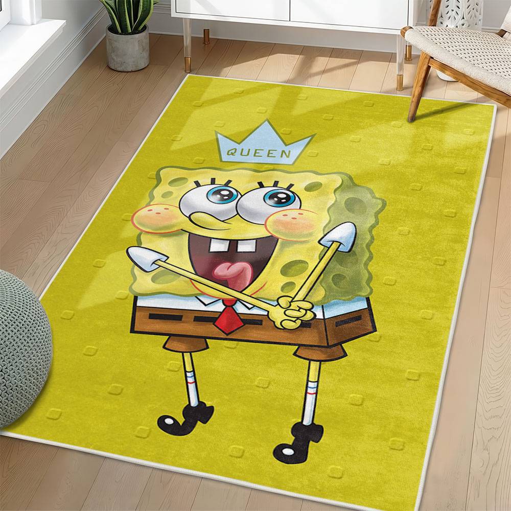 SpongeBob SquarePants Area Rug Non-Slip Cartoon Carpet Home Decor Gift Idea For Fans SSP78