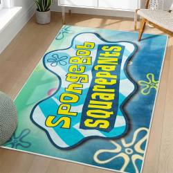 SpongeBob SquarePants Area Rug Non-Slip Cartoon Carpet Home Decor Gift Idea For Fans SSP79