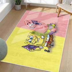 SpongeBob SquarePants Area Rug Non-Slip Cartoon Carpet Home Decor Gift Idea For Fans SSP82