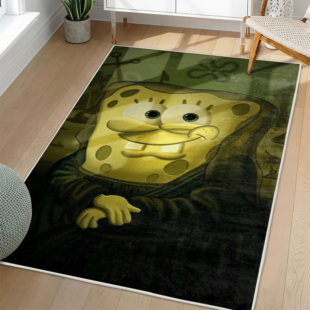 SpongeBob SquarePants Area Rug Non-Slip Cartoon Carpet Home Decor Gift Idea For Fans SSP88