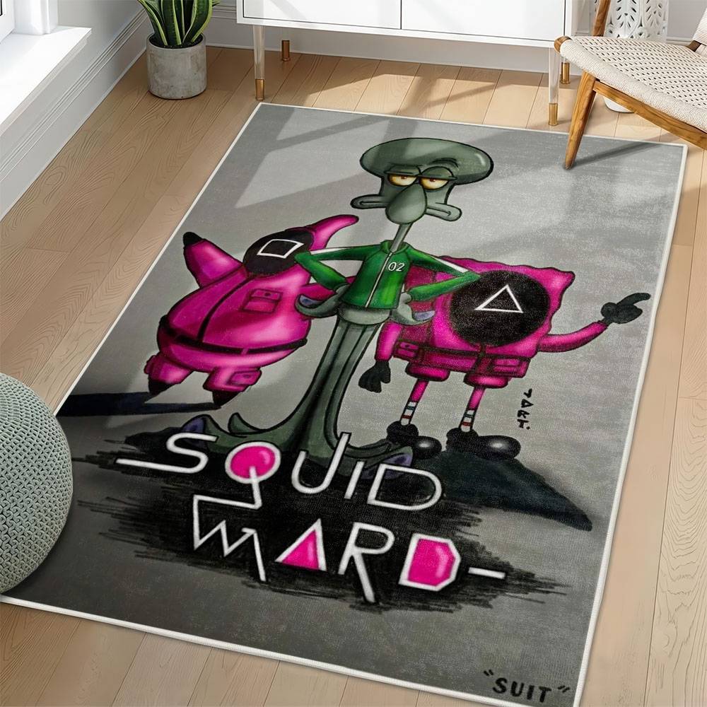 SpongeBob SquarePants Area Rug Non-Slip Cartoon Carpet Home Decor Gift Idea For Fans SSP90