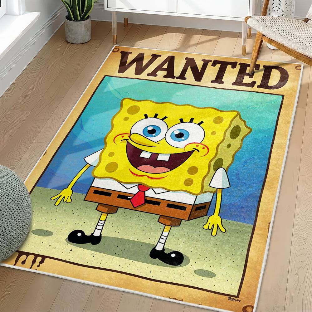 SpongeBob SquarePants Area Rug Non-Slip Cartoon Carpet Home Decor Gift Idea For Fans SSP94