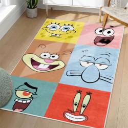 SpongeBob SquarePants Area Rug Non-Slip Cartoon Carpet Home Decor Gift Idea For Fans SSP96