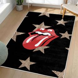 The Rolling Stones Area Rug Non-slip Rock Music Carpet Gift Idea For Fans TRS104