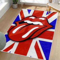 The Rolling Stones Area Rug Non-slip Rock Music Carpet Gift Idea For Fans TRS105