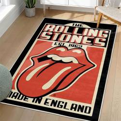The Rolling Stones Area Rug Non-slip Rock Music Carpet Gift Idea For Fans TRS108