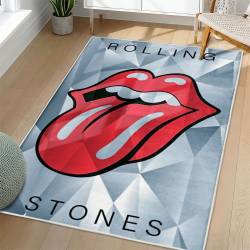 The Rolling Stones Area Rug Non-slip Rock Music Carpet Gift Idea For Fans TRS109