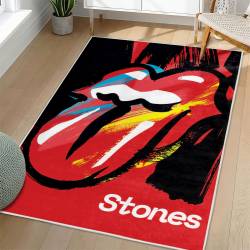 The Rolling Stones Area Rug Non-slip Rock Music Carpet Gift Idea For Fans TRS112