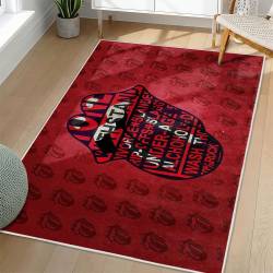 The Rolling Stones Area Rug Non-slip Rock Music Carpet Gift Idea For Fans TRS113